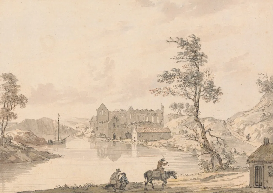 Askeaton Abbey Near Limerick Ireland On The River Deel