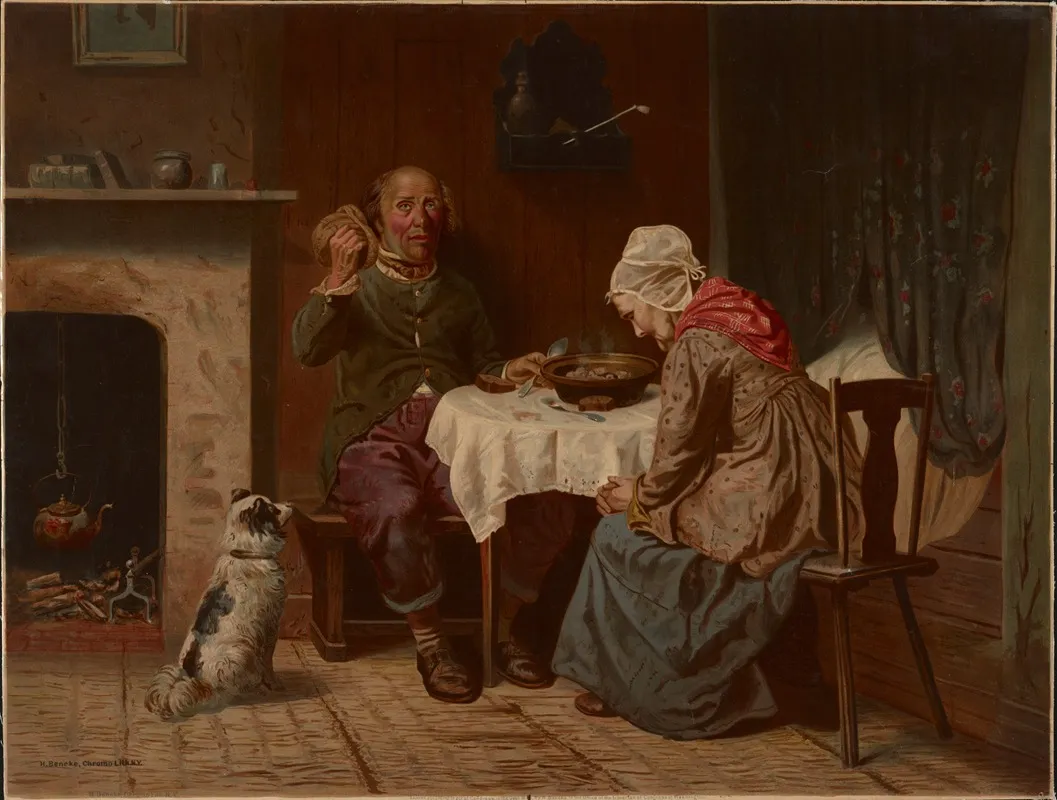 Asking A Blessing by Bencke &amp; Scott - Canvas Print