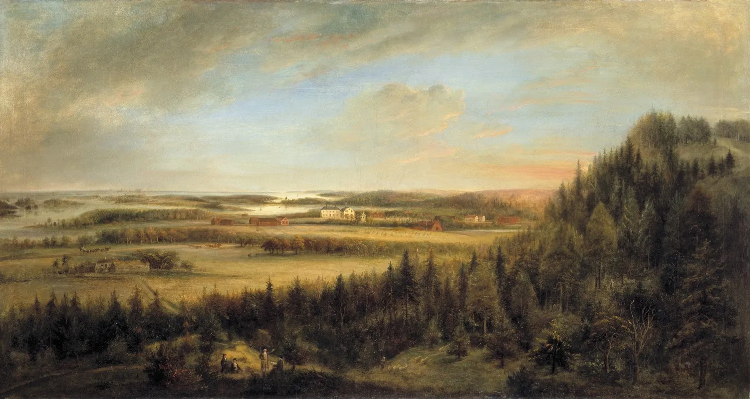 Aspa Bruk by Elias Martin - Canvas Print