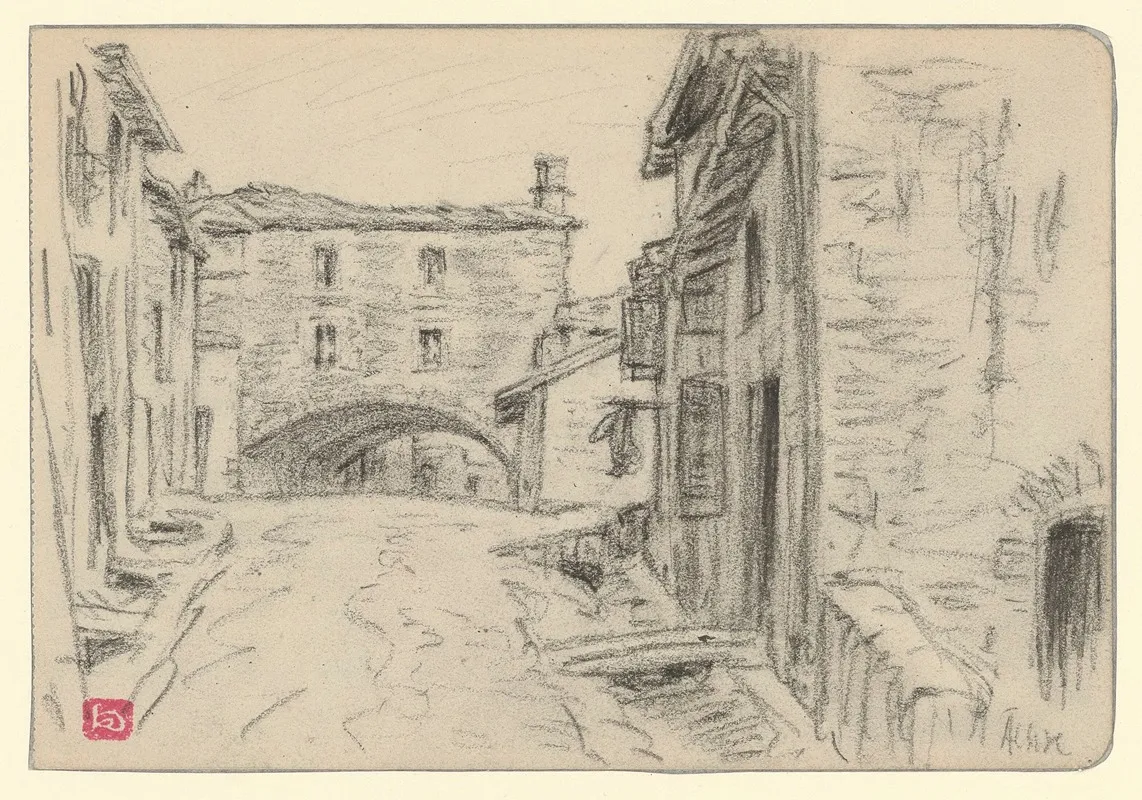 Assise 2 by Henri Rivière - Canvas Print