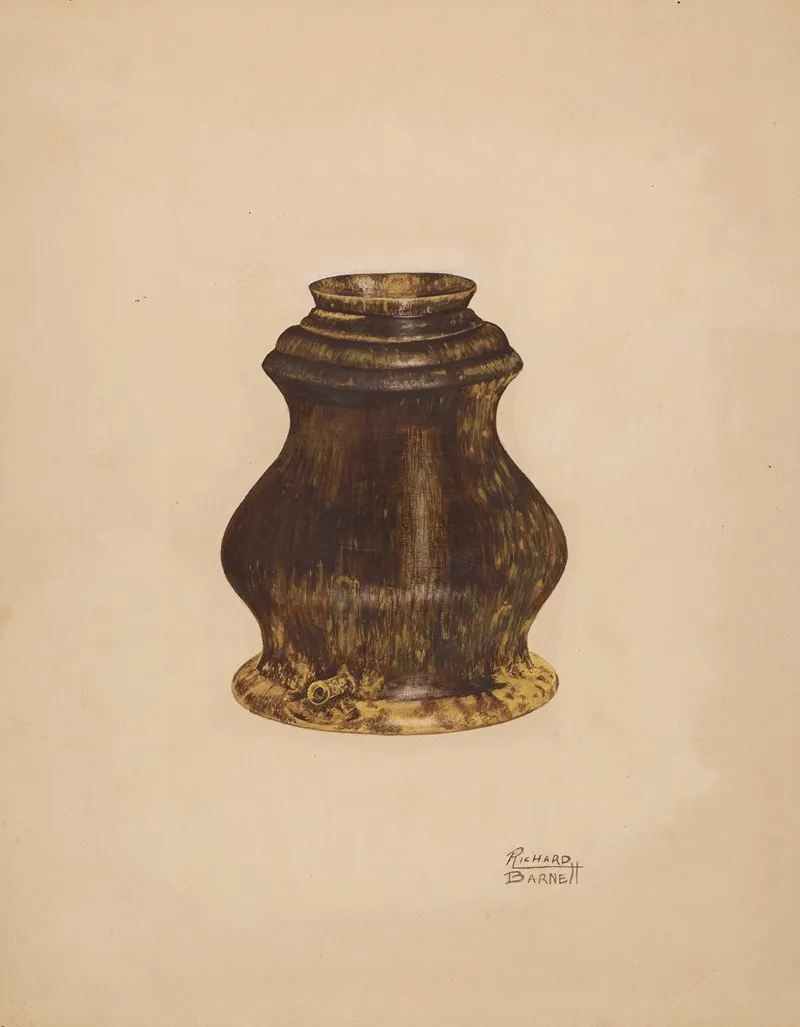Asthma Jar by Richard Barnett - Canvas Print