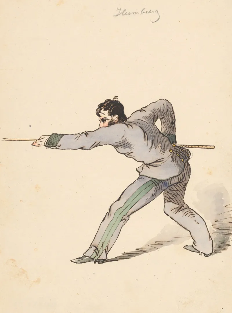 At Play I by Friedrich Carl von Scheidlin - Canvas Print