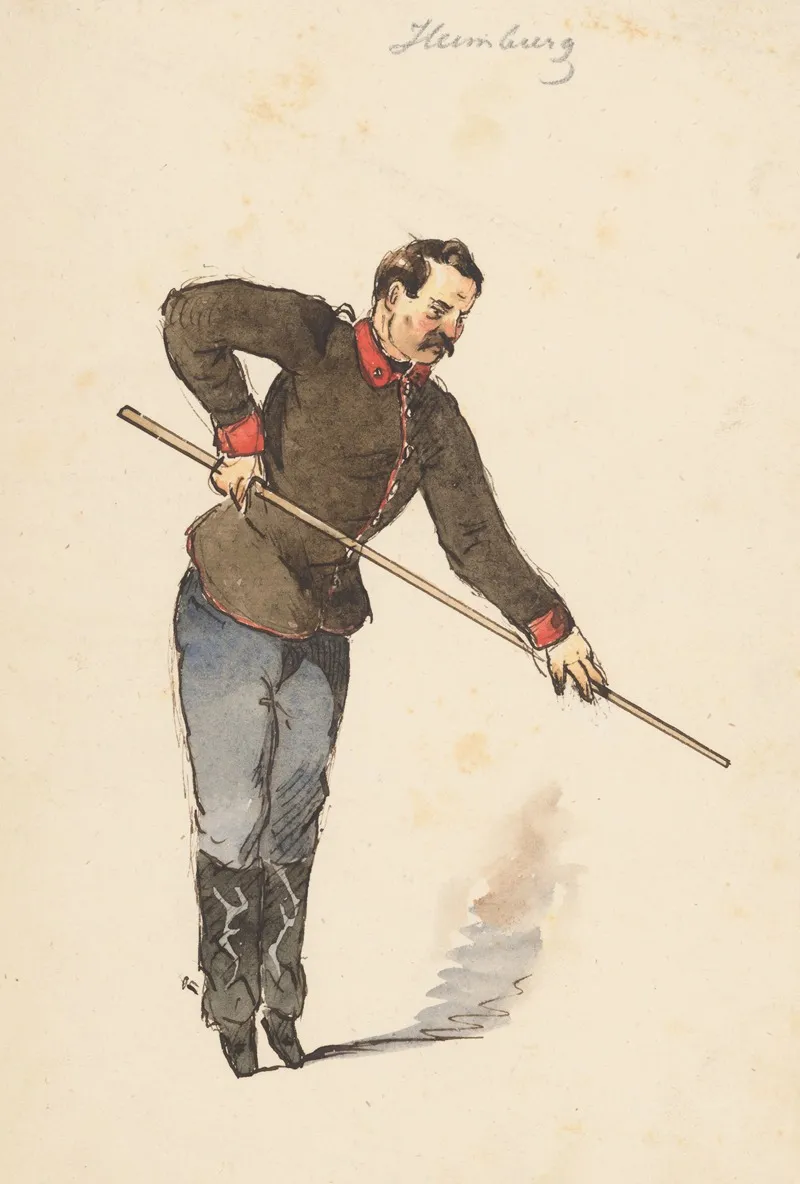 At Play Ii by Friedrich Carl von Scheidlin - Canvas Print