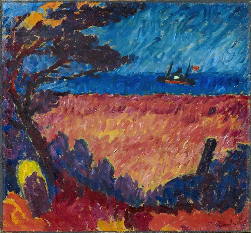 At The Baltic Sea by Alexej von Jawlensky - Canvas Print