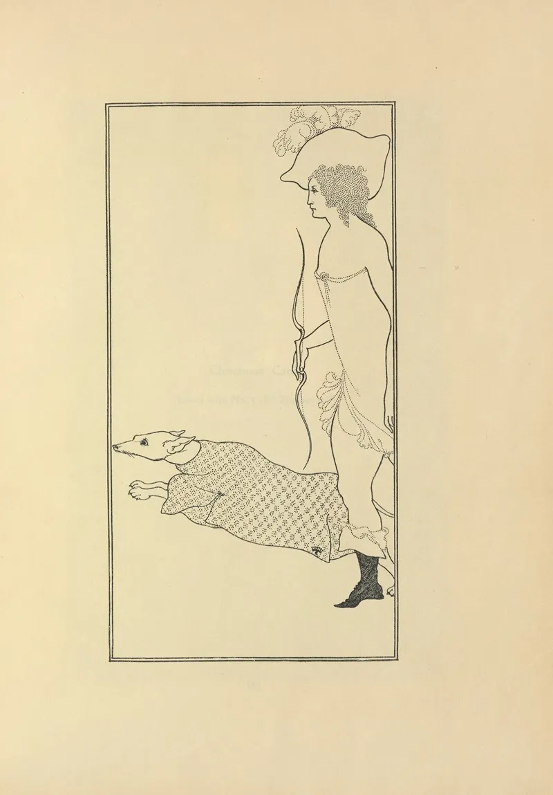 Atalanta 2 by Aubrey Vincent Beardsley - Canvas Print