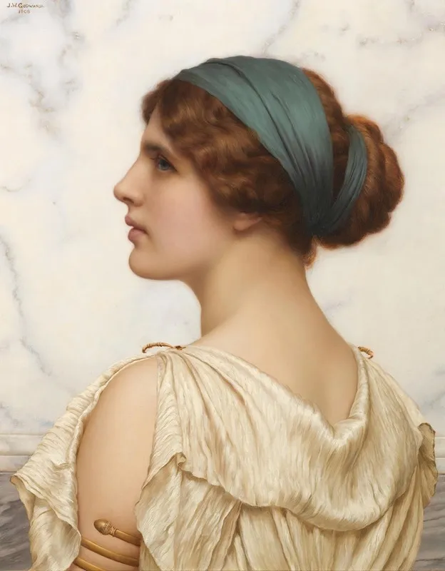 Atalanta by John William Godward - Canvas Print