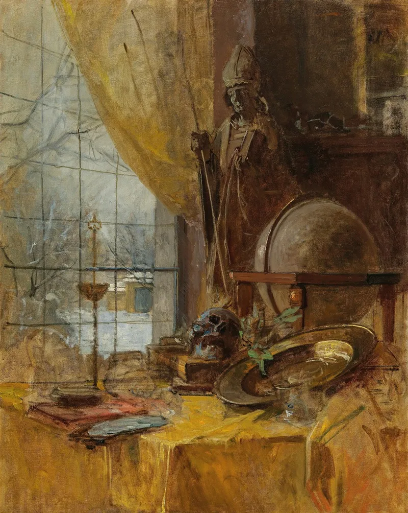 Atelieransicht by Carl Moll - Canvas Print