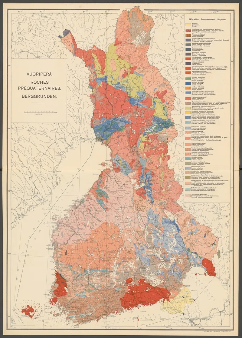 Atlas Ofver Finland Pl 02 by Ferdinand Tilgmann - Canvas Print