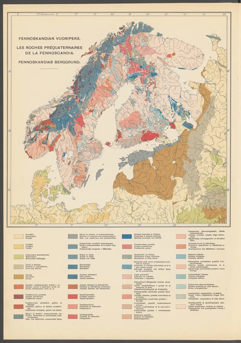 Atlas Ofver Finland Pl 04 by Ferdinand Tilgmann - Canvas Print