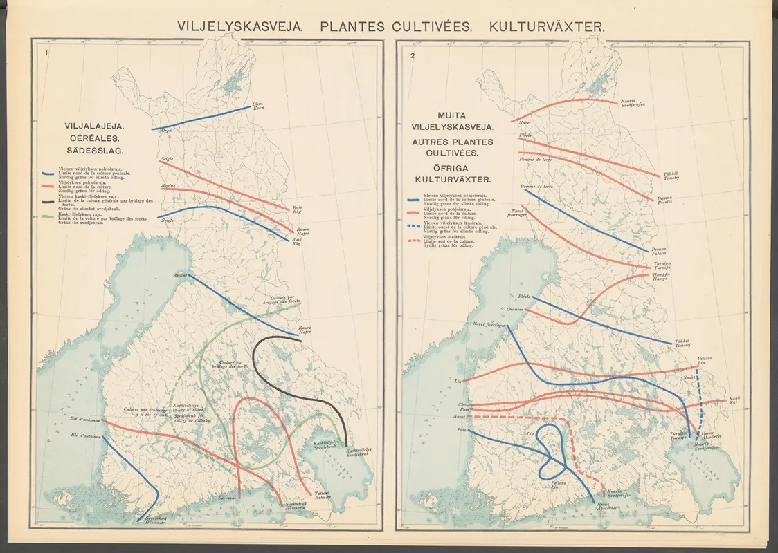 Atlas Ofver Finland Pl 24 by Ferdinand Tilgmann - Canvas Print
