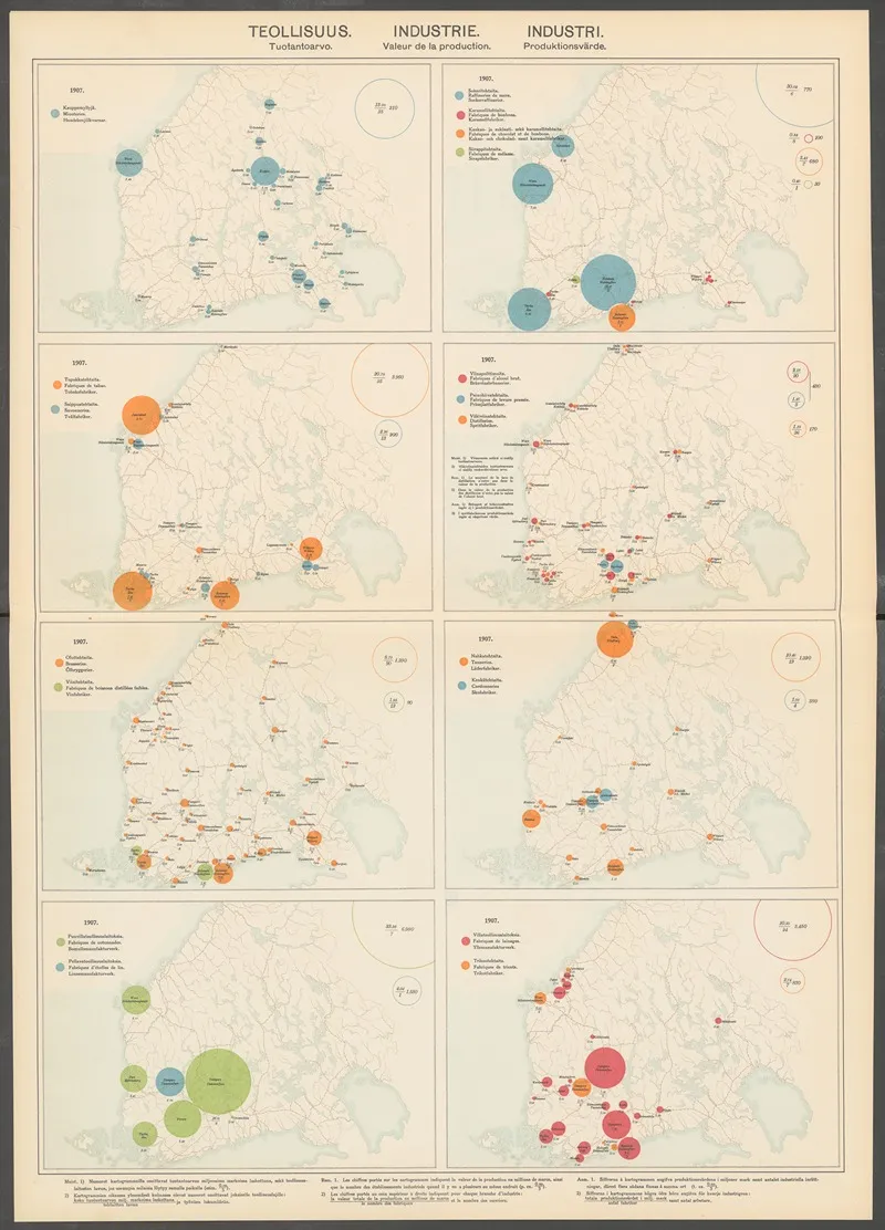 Atlas Ofver Finland Pl 43 by Ferdinand Tilgmann - Canvas Print