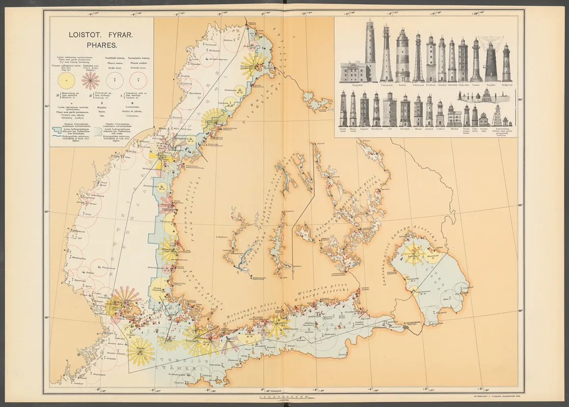 Atlas Ofver Finland Pl 47 by Ferdinand Tilgmann - Canvas Print