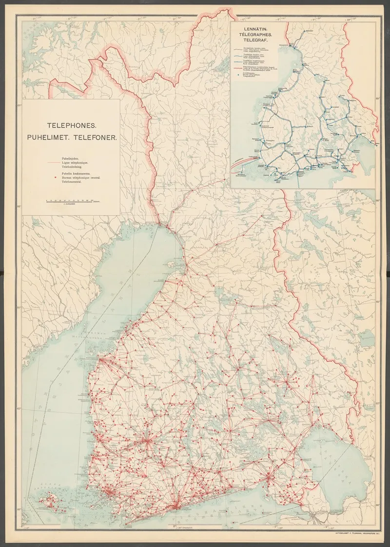 Atlas Ofver Finland Pl 49 by Ferdinand Tilgmann - Canvas Print