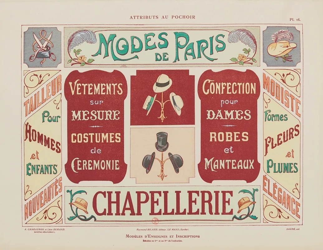 Attributs Au Pochoir Pl 17