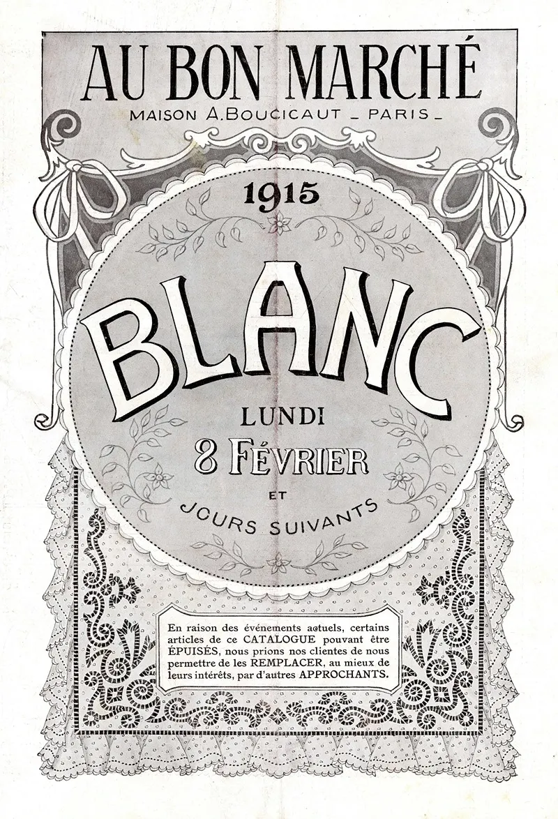 Au Bon Marche Blanc 4