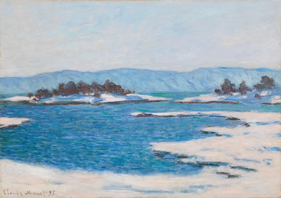 Au Bord Du Fjord De Christiania by Claude Monet - Canvas Print