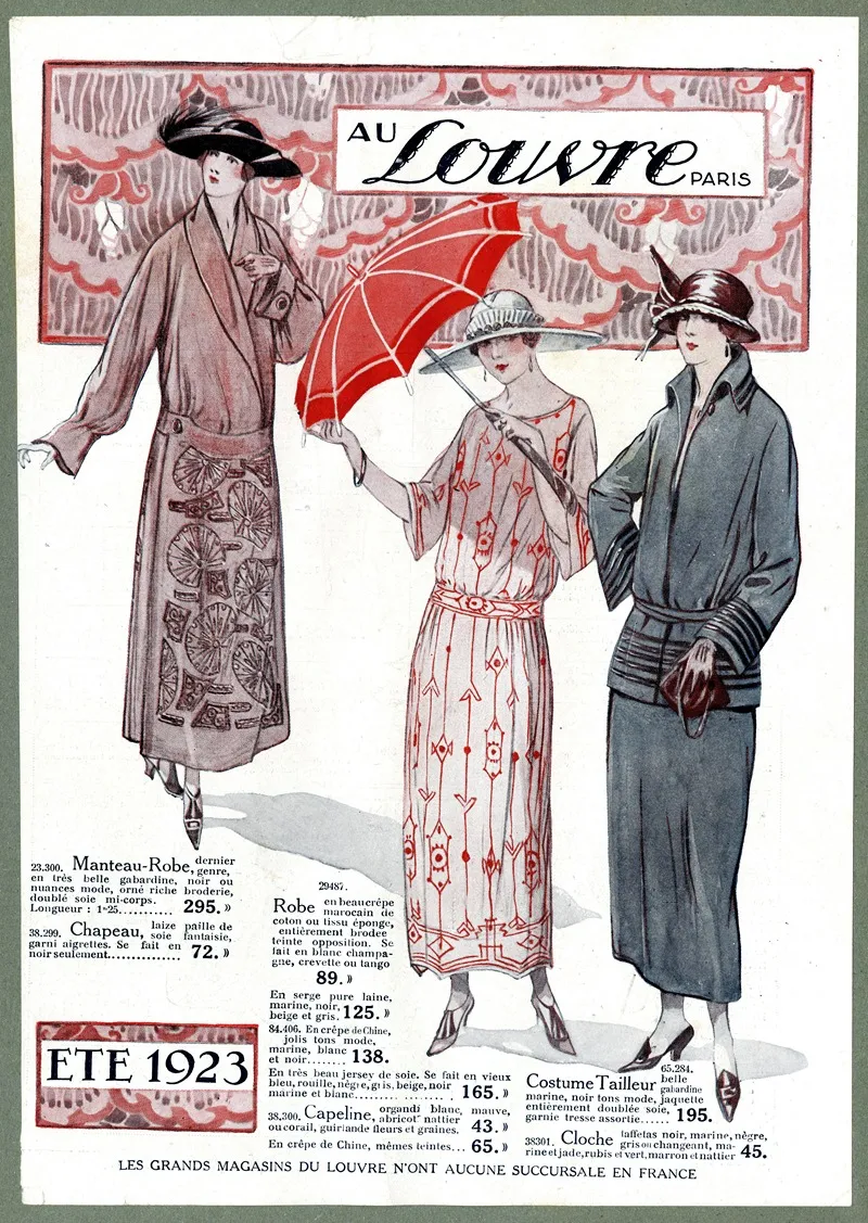 Au Louvre Ete 1923 3