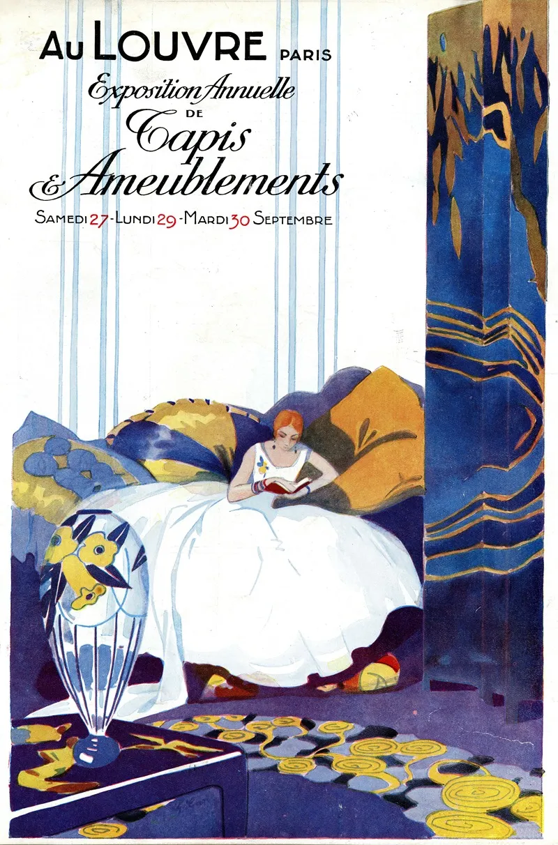 Au Louvre Exposition Annuelle De Tapes Ameublements