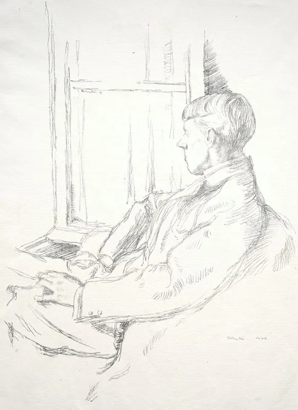 Aubrey Vincent Beardsley by William Rothenstein - Canvas Print