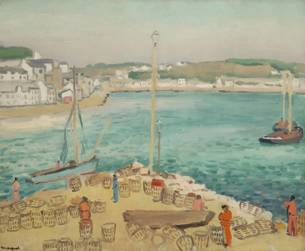 Audierne Les Tonneaux by Albert Marquet - Canvas Print