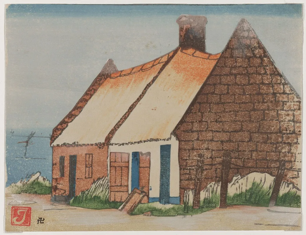 Audresselles Pas De Calais by Prosper-Alphonse Isaac - Canvas Print