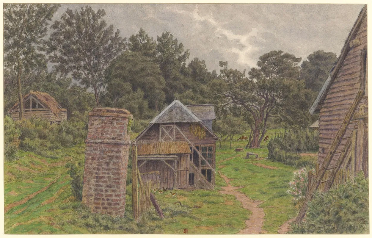 Auffay Entree De Ferme A Auffay