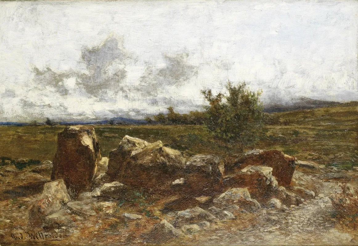 Aufziehendes Gewitter 3 by Ludwig Willroider - Canvas Print