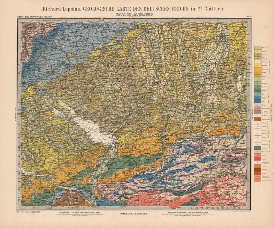 Augsburg 2 by F. Stiebritz - Canvas Print