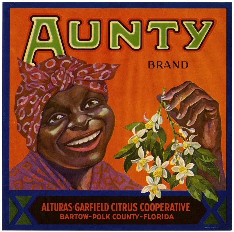 Aunty Brand Citrus Label 2