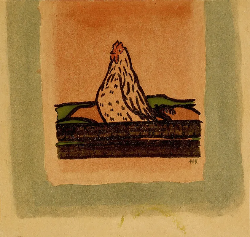 Auringon Noustessa by Hugo Simberg - Canvas Print