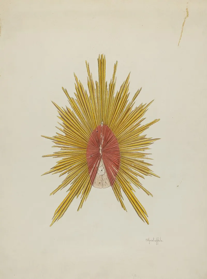 Aurora From Behind Saint by Cornelius Christoffels - Canvas Print