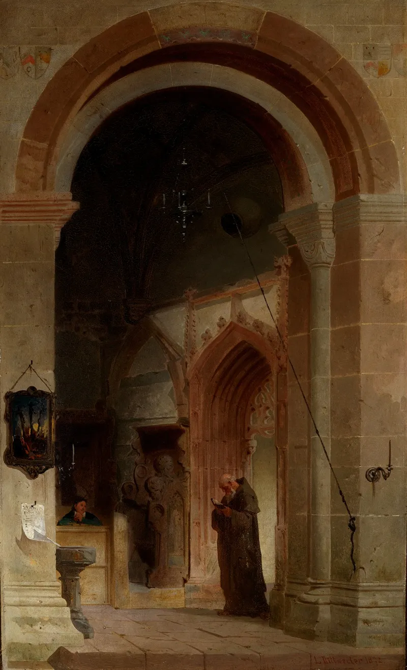 Aus Kloster Maulbronn by Ludwig Dittweiler - Canvas Print