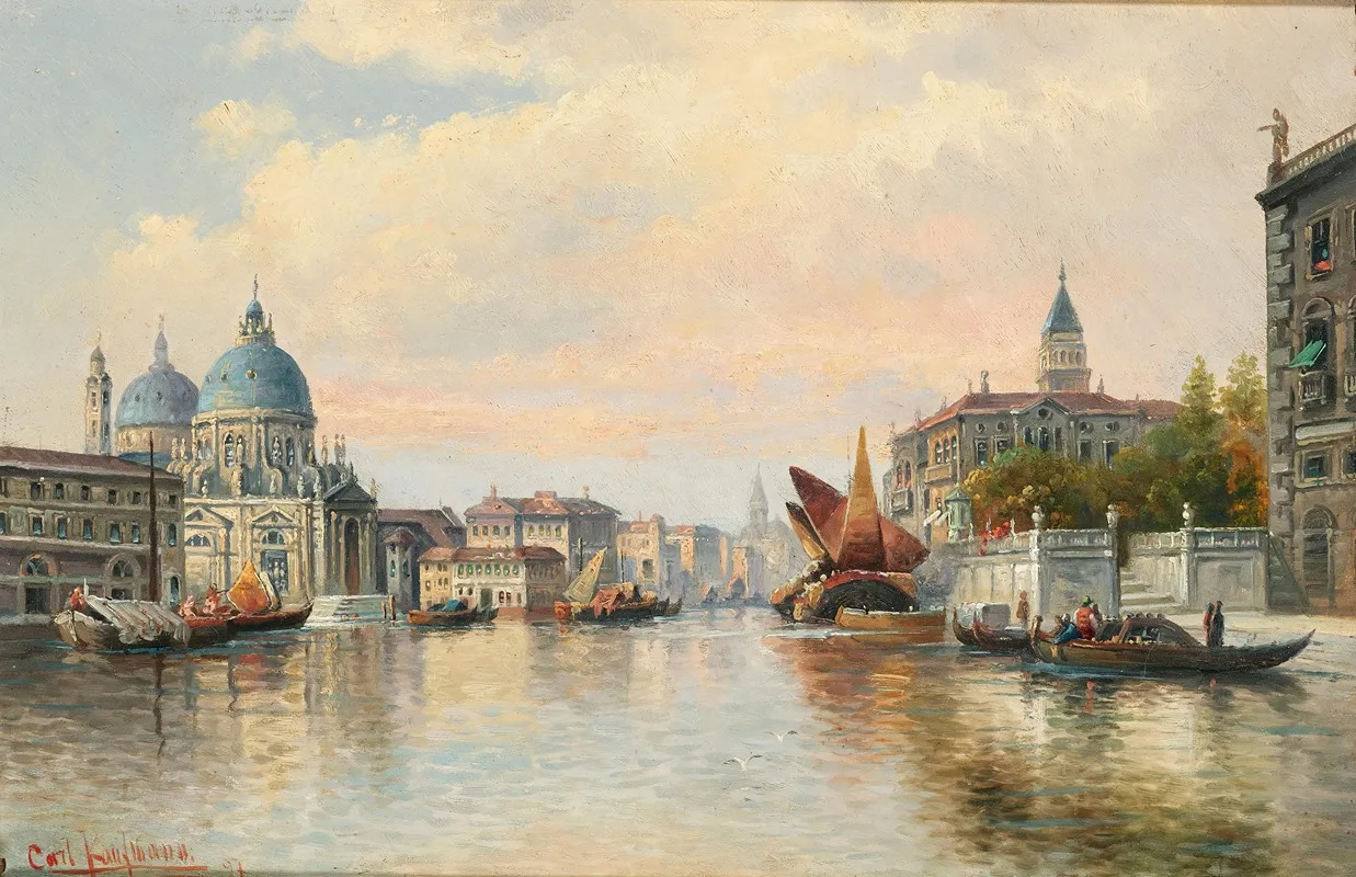 Aus Venedig by Karl Kaufmann - Canvas Print