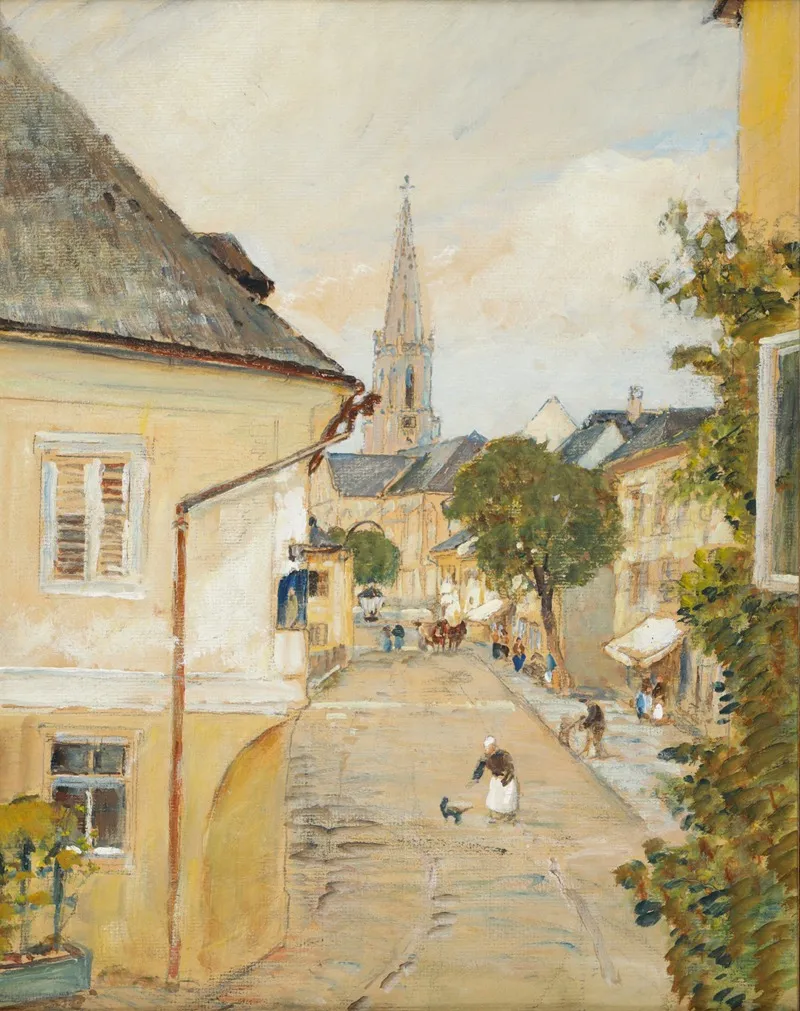 Aussicht Aus Meinem Fenster In Bad Hall