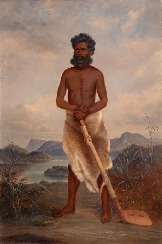 Australian Man by Antonio Zeno Shindler - Canvas Print