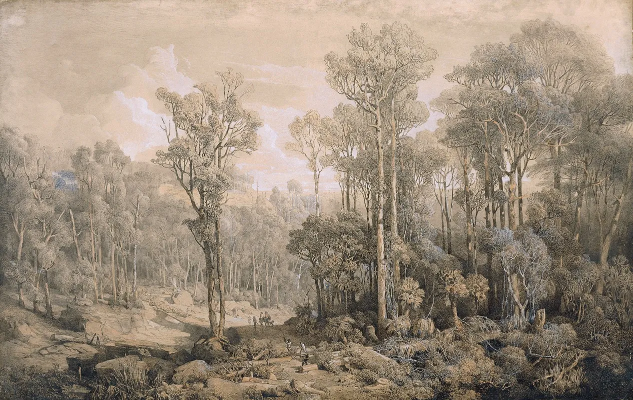 Australischer Wald by Joseph Selleny - Canvas Print
