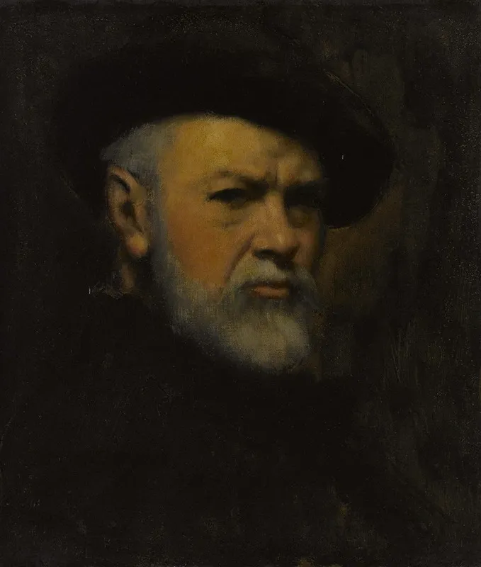 Autoportrait 8 by Jean-Jacques Henner - Canvas Print
