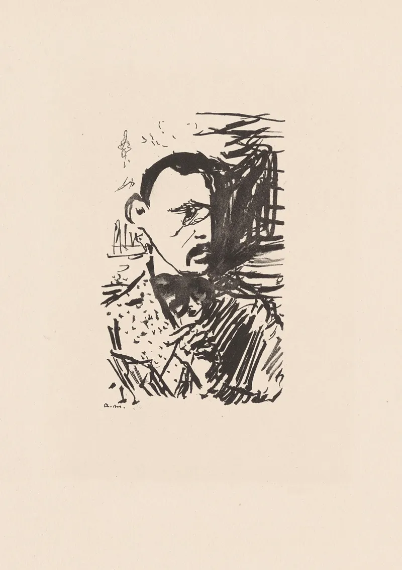 Autoportrait Au Noeud Papillon by Albert Marquet - Canvas Print