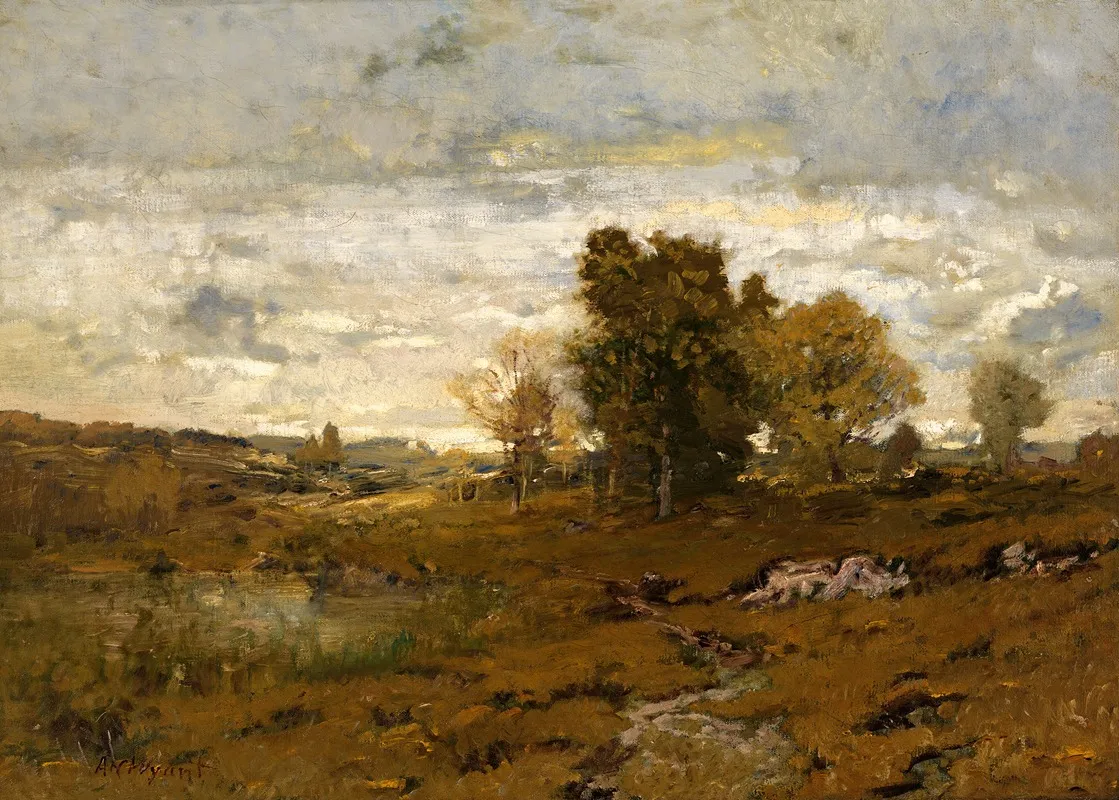 Autumn At Arkville by Alexander Helwig Wyant - Canvas Print