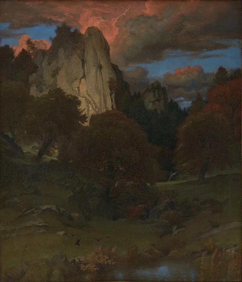Autumn Evening In The Black Forest