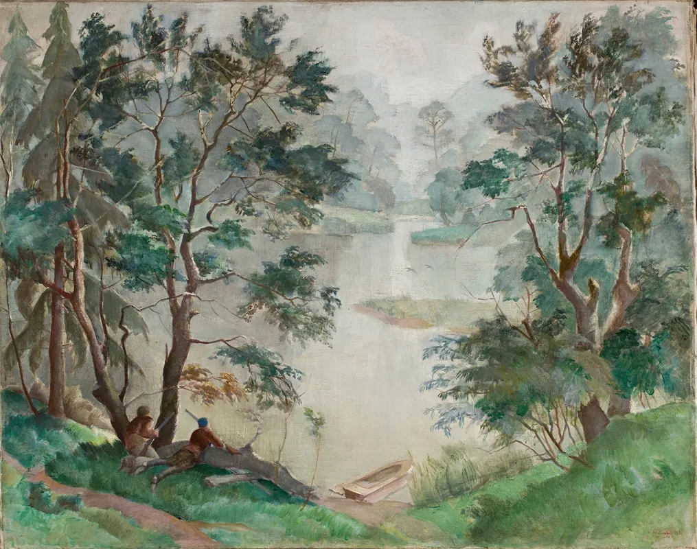 Autumn Fogs by Michał Rouba - Canvas Print