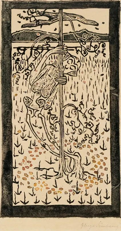 Autumn Ii 3 by Hugo Simberg - Canvas Print