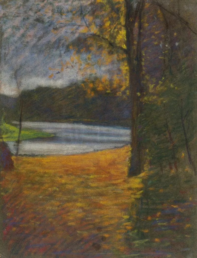 Autumn Landscape 10 by Ladislav Mednyánszky - Canvas Print