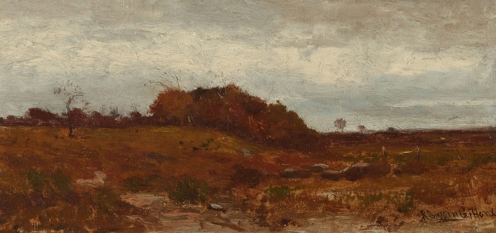 Autumn Landscape 19 by Robert Swain Gifford - Canvas Print