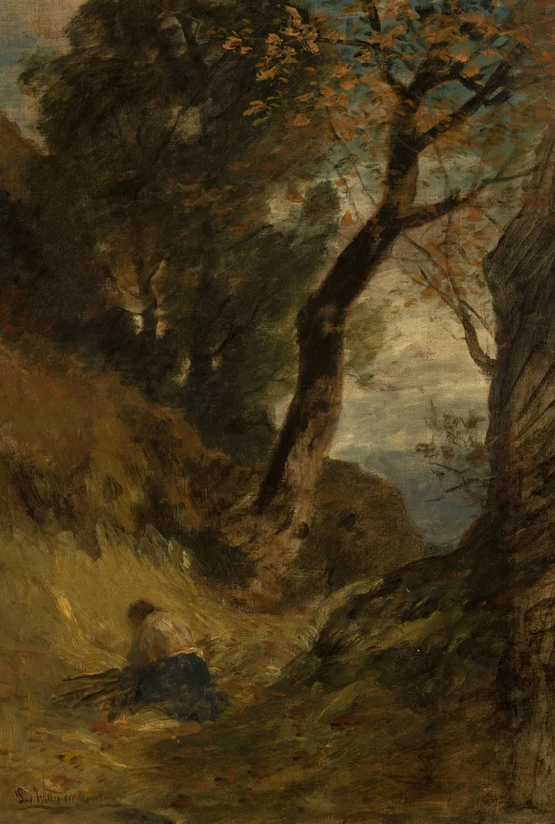 Autumn Landscape 28 by Ludwig Willroider - Canvas Print