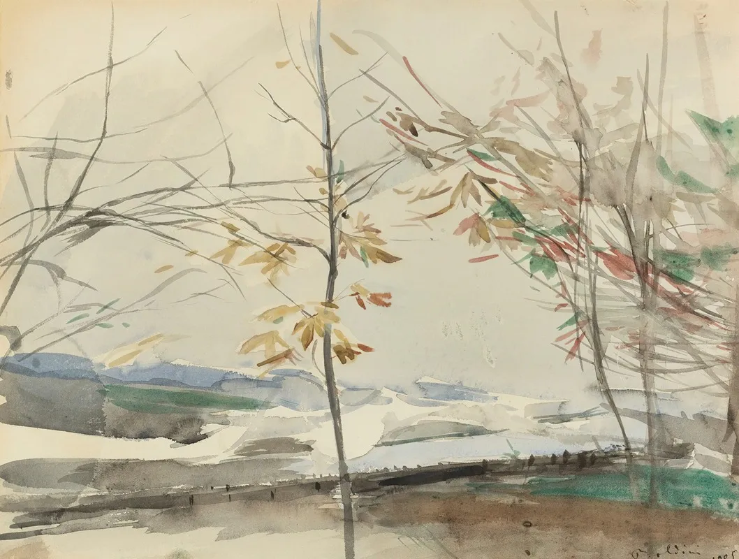 Autumn Landscape With Trees 2
