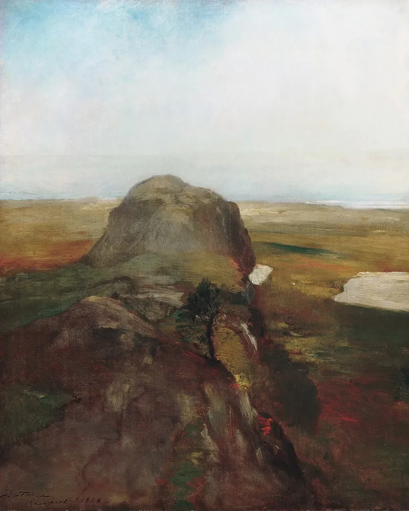 Autumn Study View Over Hanging Rock Newport R I