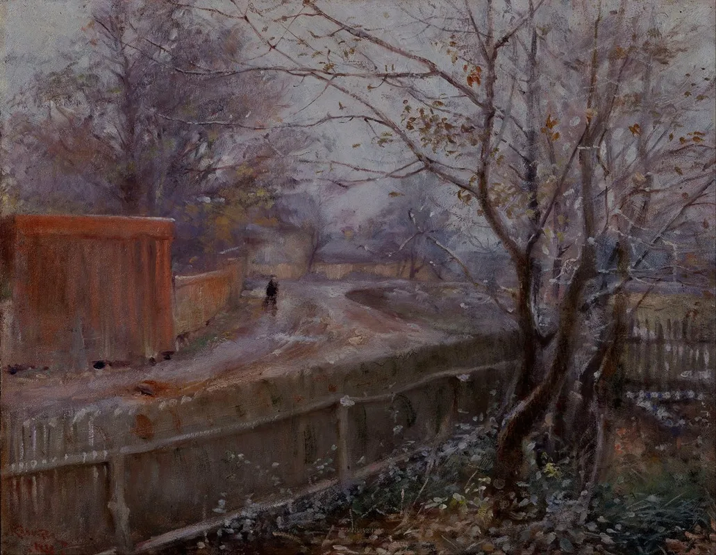 Autumn Varberg by Nils Kreuger - Canvas Print