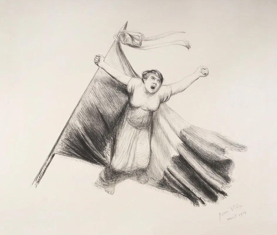 Aux Armes by Jean Veber - Canvas Print