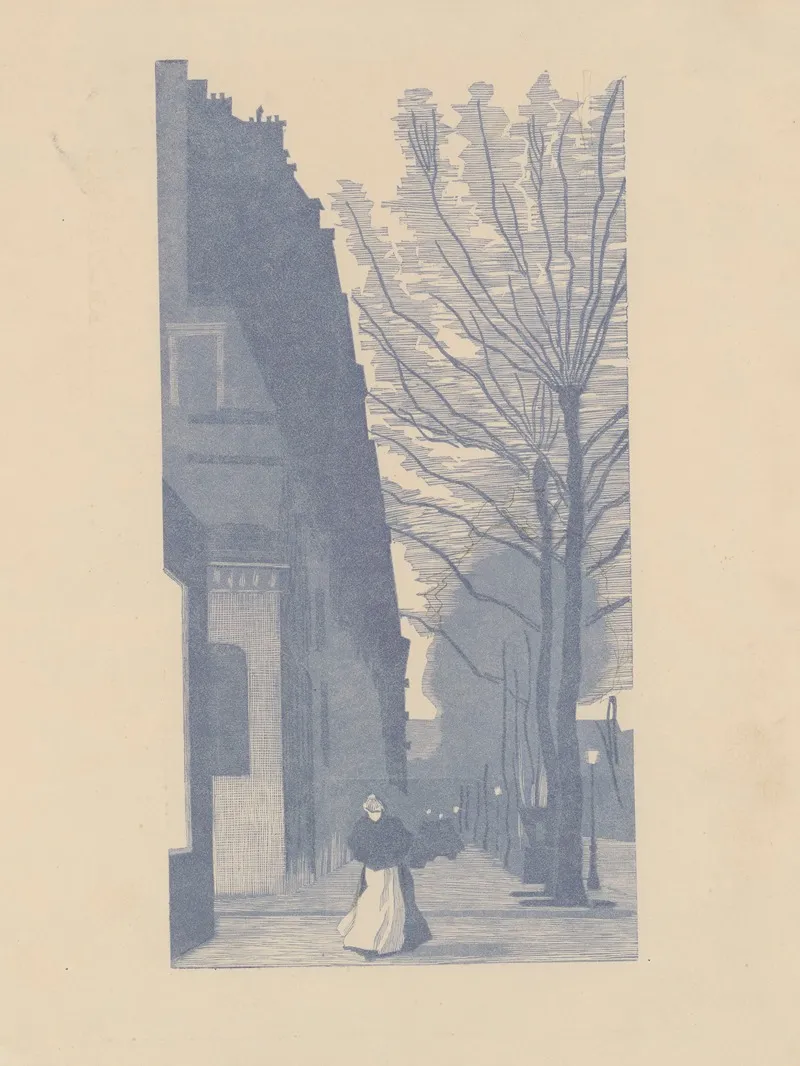 Avenue De Villiers Paris 2 by Amédée Joyau - Canvas Print